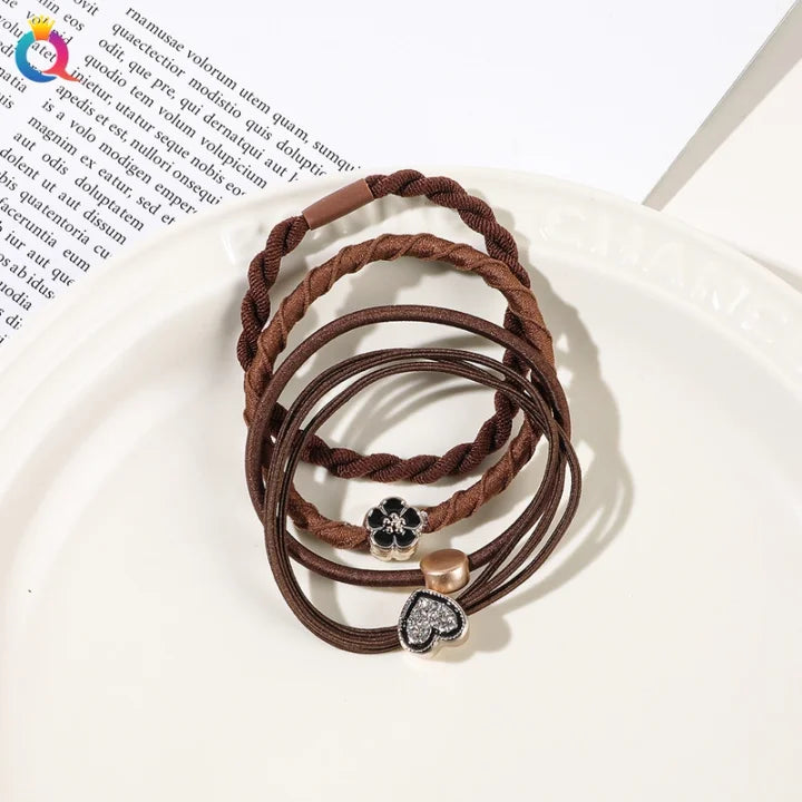 Heart Shaped Stackable Hair Ties