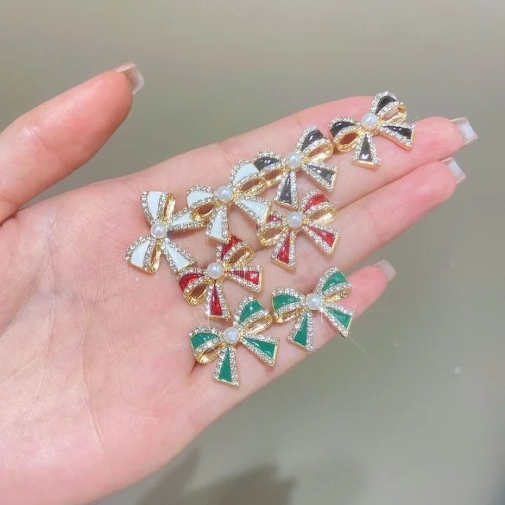Diamon Bow Earrings