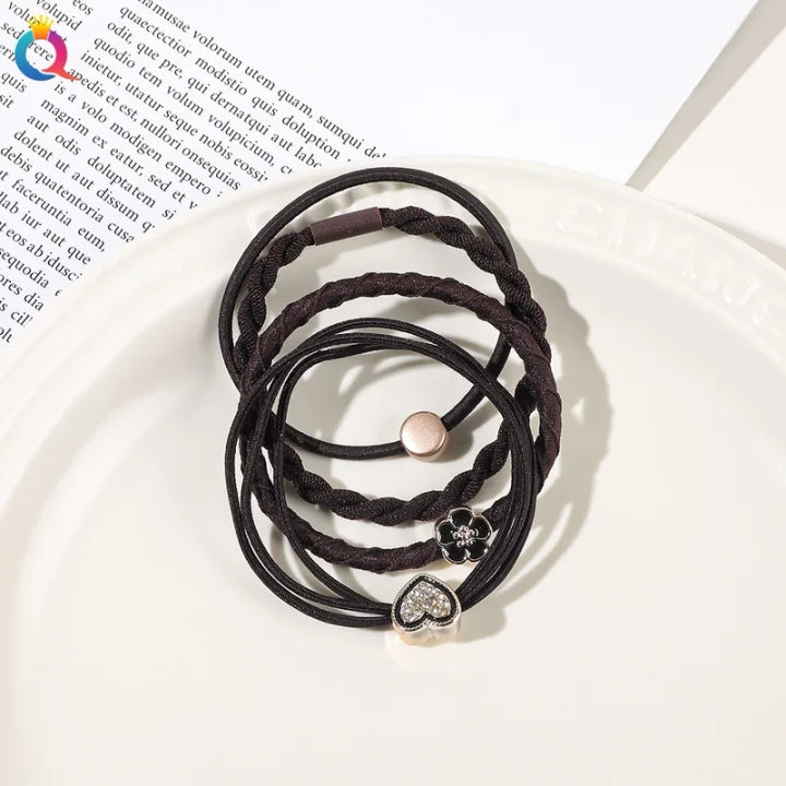 Heart Shaped Stackable Hair Ties