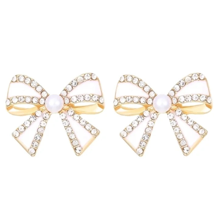Diamon Bow Earrings