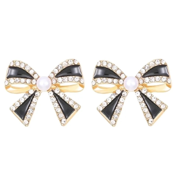 Diamon Bow Earrings