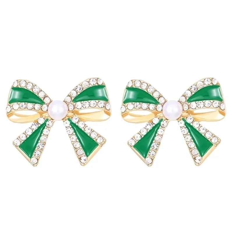 Diamon Bow Earrings