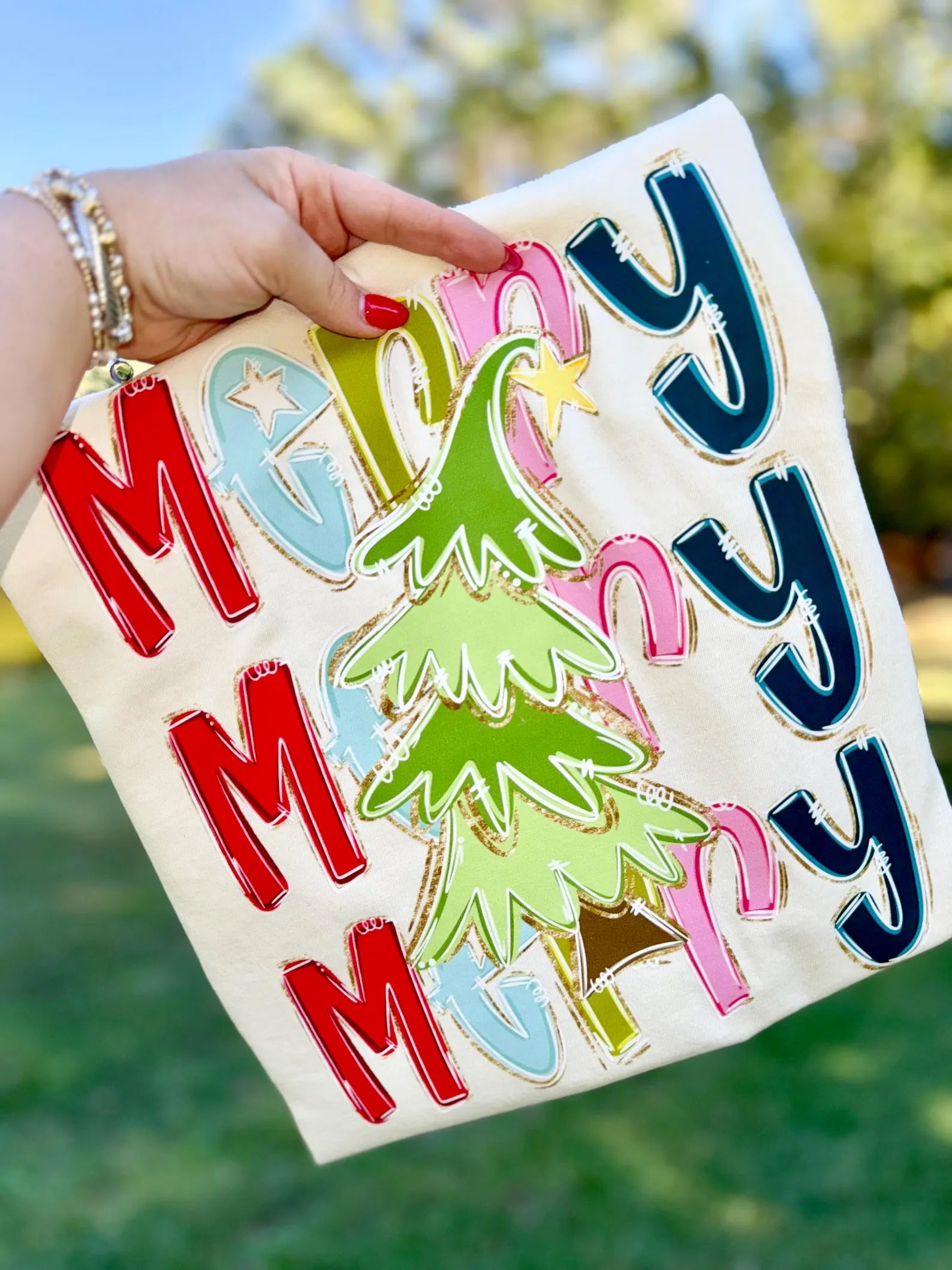 Merry Merry Merry Christmas Tee