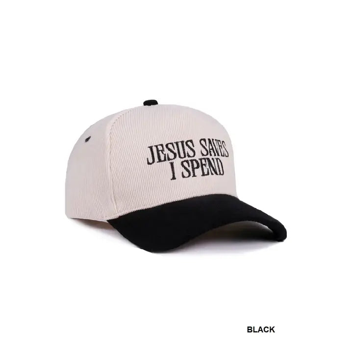 Jesus Saves I Spend Black Hat