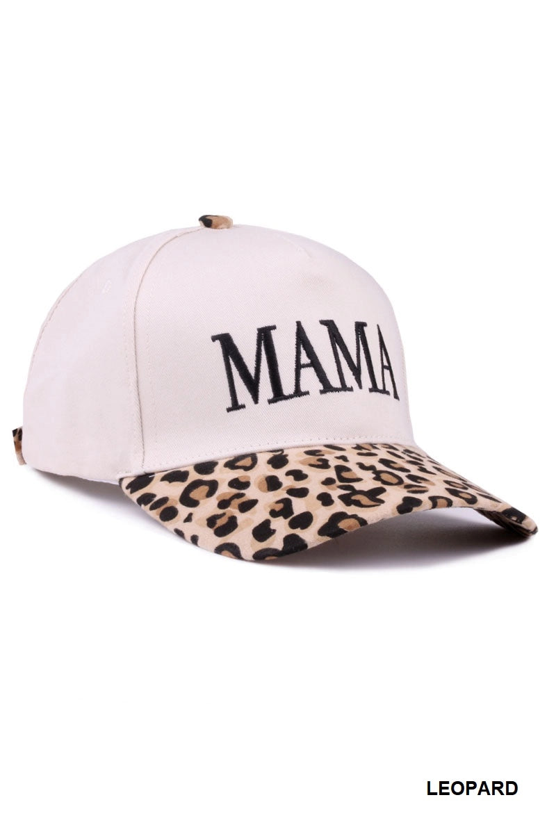 Leopard "MAMA" Hat