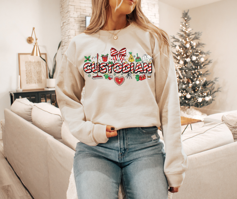 Custodian Christmas Sweatshirt