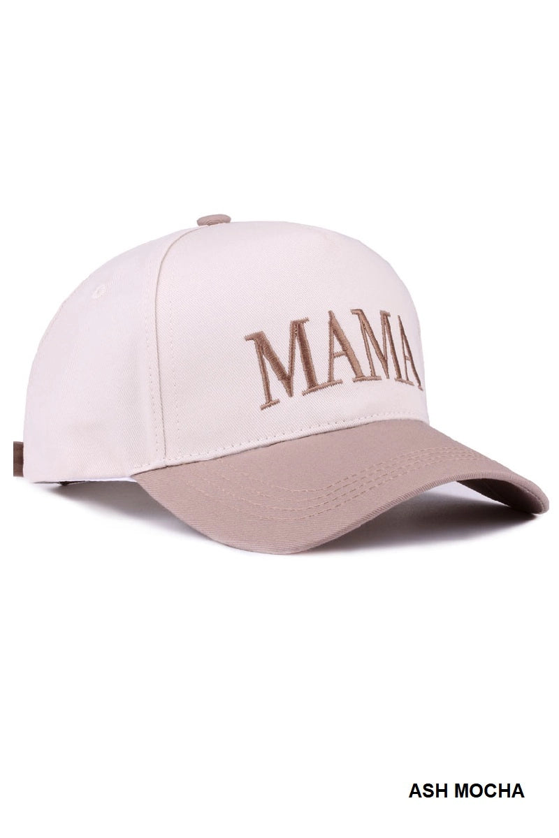 Ash Mocha "MAMA" Hat